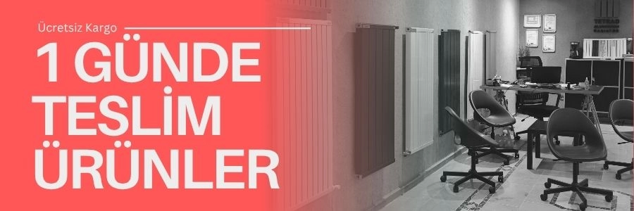 Aynı gün teslim alüminyum radyatör