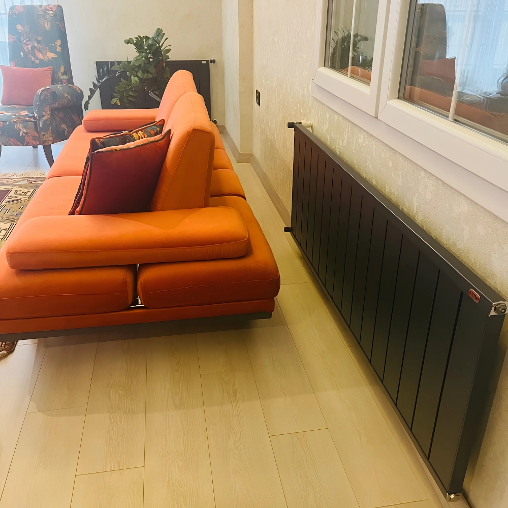Manarola Alüminyum Radyatör Antrasit Ral 7016
