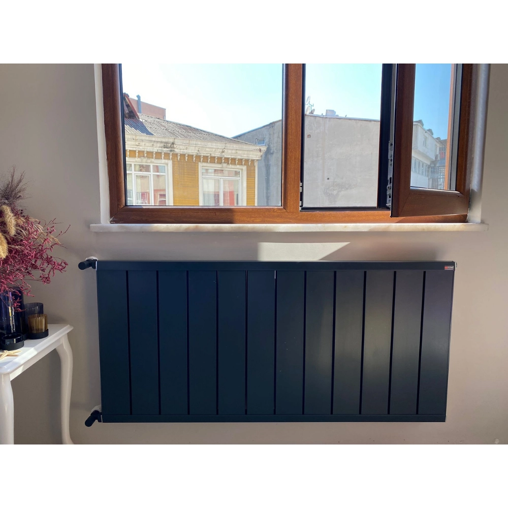 Manarola Alüminyum Radyatör Antrasit Ral 7016