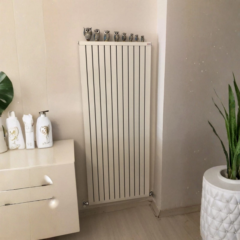 Nuuq Alüminyum Radyatör Dikey Beyaz Ral 9010