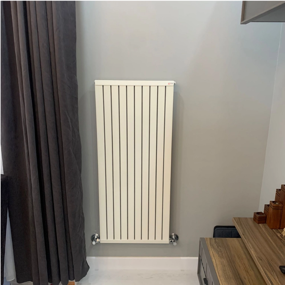 Nuuq Alüminyum Radyatör Dikey Beyaz Ral 9010