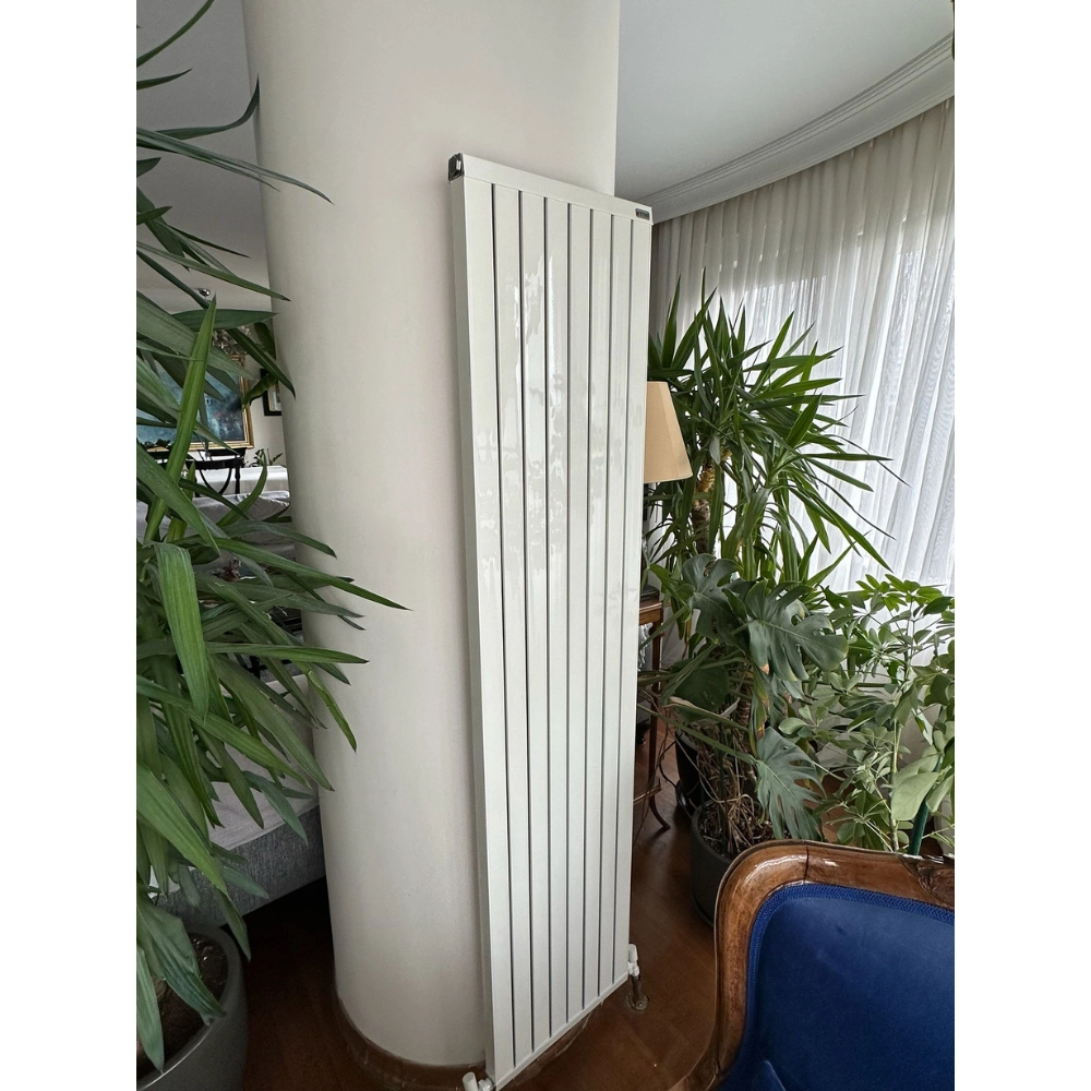 Nuuq Alüminyum Radyatör Dikey Beyaz 400mm