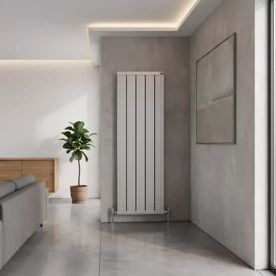 Belvedere Alüminyum Dikey Radyatör Mat Gri 