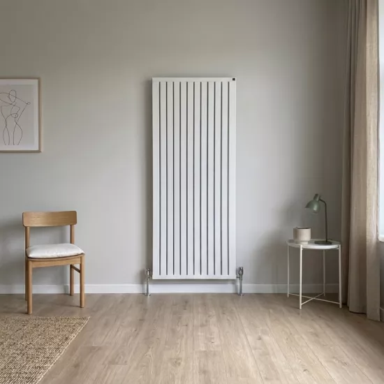 Nuuq Alüminyum Radyatör Dikey Beyaz 600mm